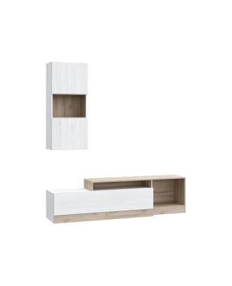 Obývací stěna L Bodil BDLM02L-M816