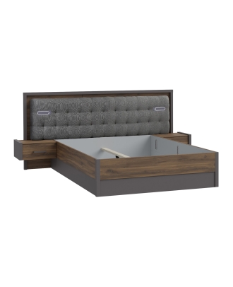 Postel 140/200 cm s nočními stolky PEMBURY DLCL5142B-M778