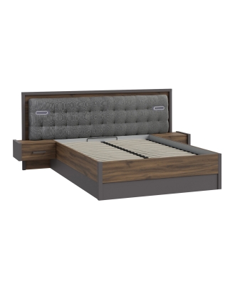 Postel 140/200 cm s nočními stolky PEMBURY DLCL5142B-M778