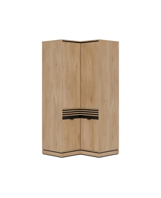 Rohová šatní skříň Ferro FE13