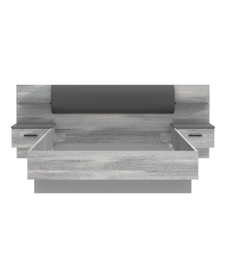 Postel 140/190 cm s nočními stolky Leonard LNRL1142-M160