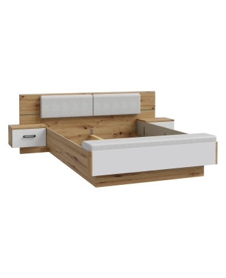 Postel 160/200 cm s nočními stolky Anuksan RDNL1611B-M773