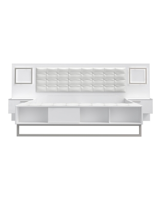 Postel 180/200 cm s nočními stolky SIRIUS CROWN SRCL1181B