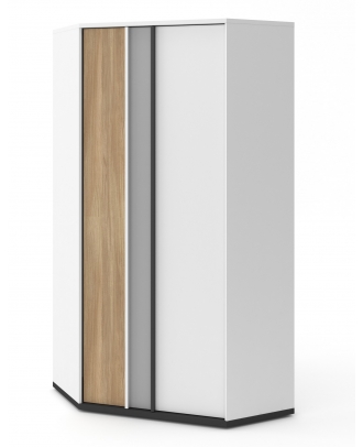 Rohová šatní skříň IMOLA IM-01