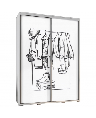 Šatní skříň Penelopa 155 oblečení