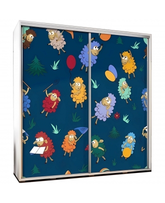 Šatní skříň Penelopa 205 Vtipné ovce