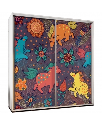 Šatní skříň Penelopa 205 Koníčky