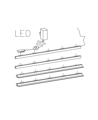 4 x LED profil