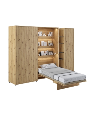 Obyvací stěna s výklopnou postelí Bed Concept 90x200 cm