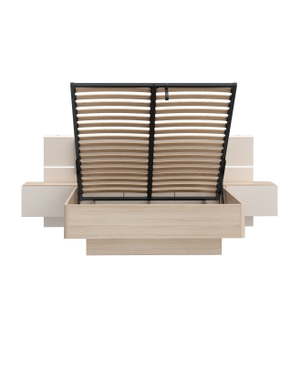 Postel 140/190 cm s nočními stolky PNPL3142B-Q203