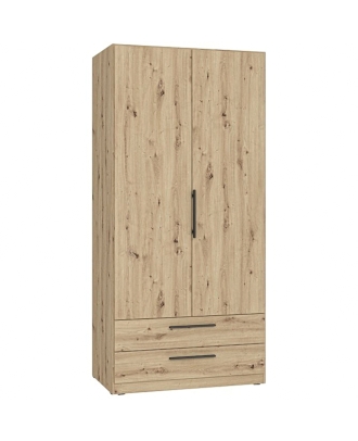 Kommode FORREST KSZD106 Schubladenschrank 106x80x38 cm 1 Tür 3 Schubladen
